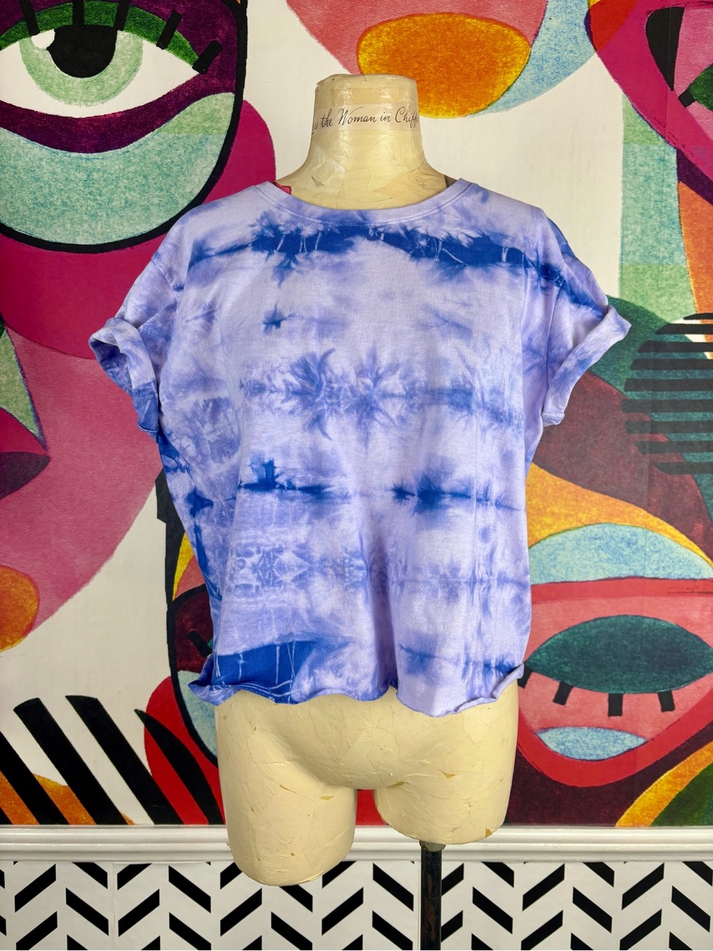 Tie-Dye Short Sleeve Women’s Fit Crop Top